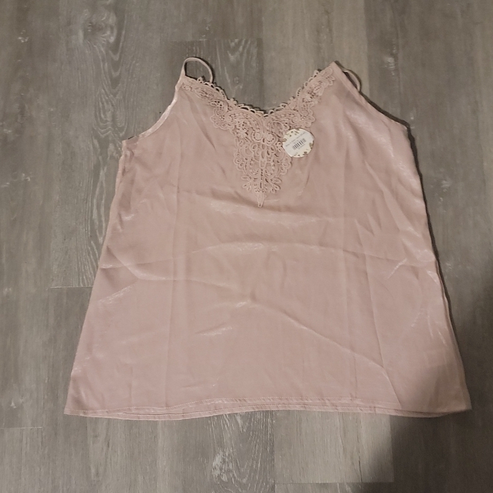 NWT Oddy Sexy in Satin Cami in Blush